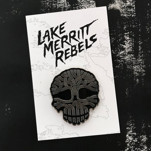 OAKLAND X SKULL Enamel Pin